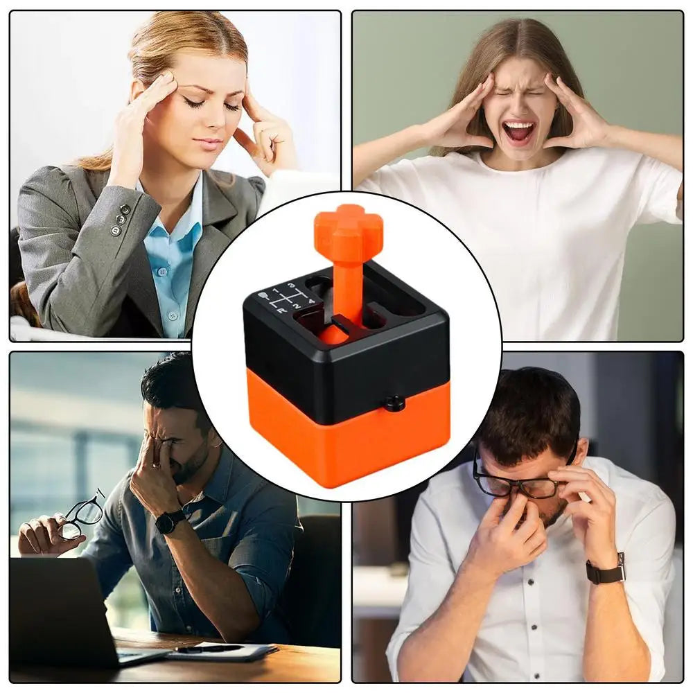 Manual Gear Shifter Keychain 3D Printed Fidget Toy Gear Shifter Mood Enhancer Novelty Toys For Office School Outdoor