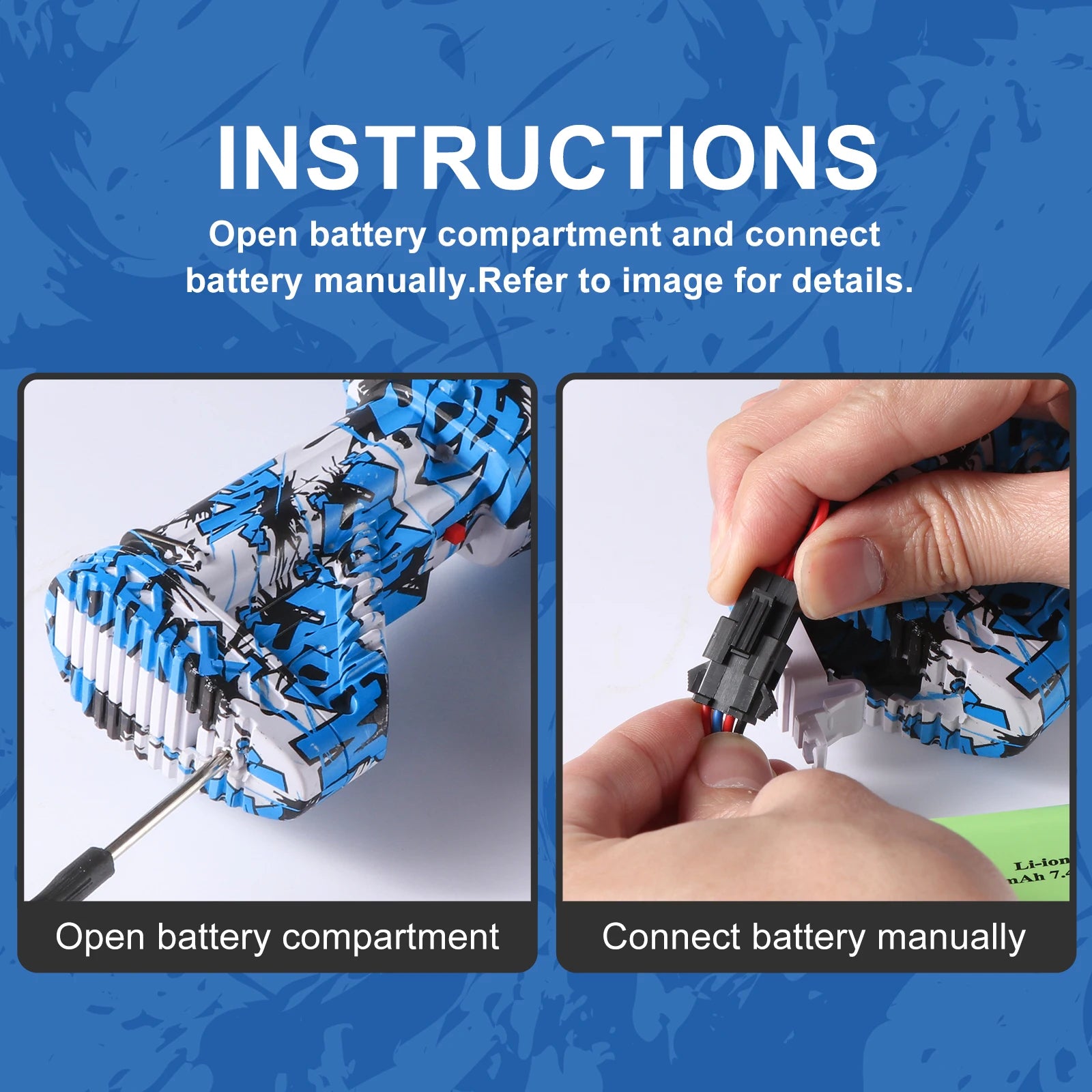 M416 Electric Blaster Gun Toys, Rechargeable Automatic Outdoor Toys for Team Family Activities, Perfect Gift(Bullets Excluded)