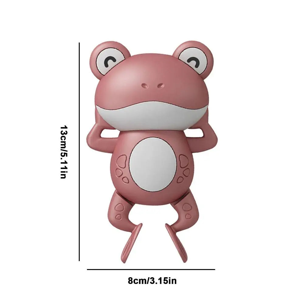 2023 New Baby Bath Toys For Children New Baby Bath Swimming Bath Toy Cute Frogs Clockwork Bath Toy Swimming Water Clockwork Toys