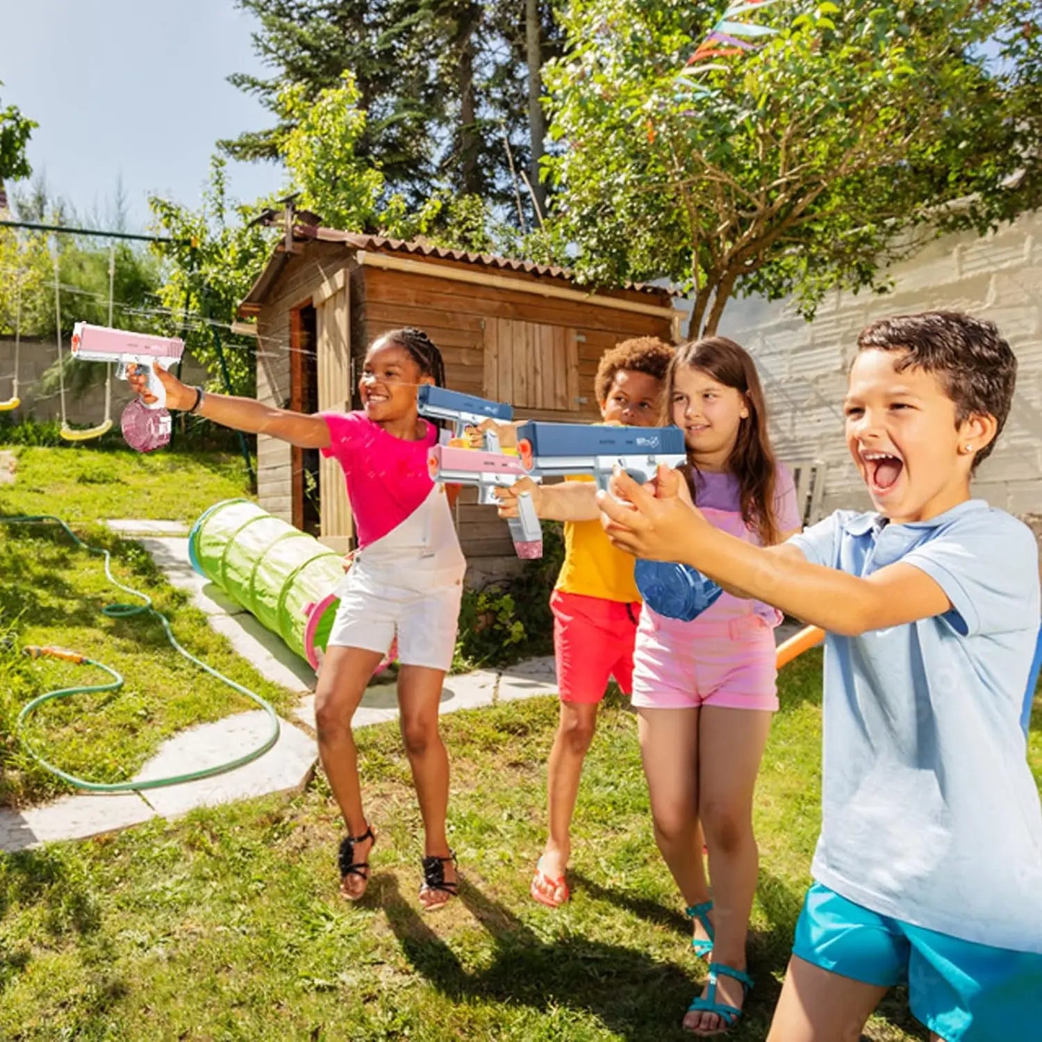 M1911 Electric Water Gun - Rechargeable, High-Capacity, Large Water Tank, Summer Fun, Gift for Kids