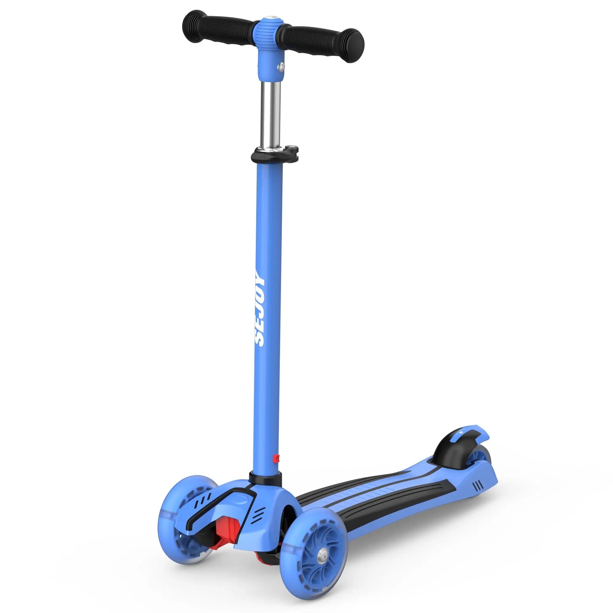 Children's Scooters Adjustable foldable pedal Kids Scooter Light-Up 3 Wheels Adjustable Height to Steer  Scooter for Ages 3-10