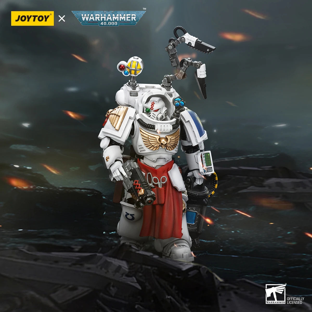 [IN STOCK] JOYTOY Warhammer 40K 1/18 Action Figure Ultramarines Apothecary Biologis Anime figures Toys Collection