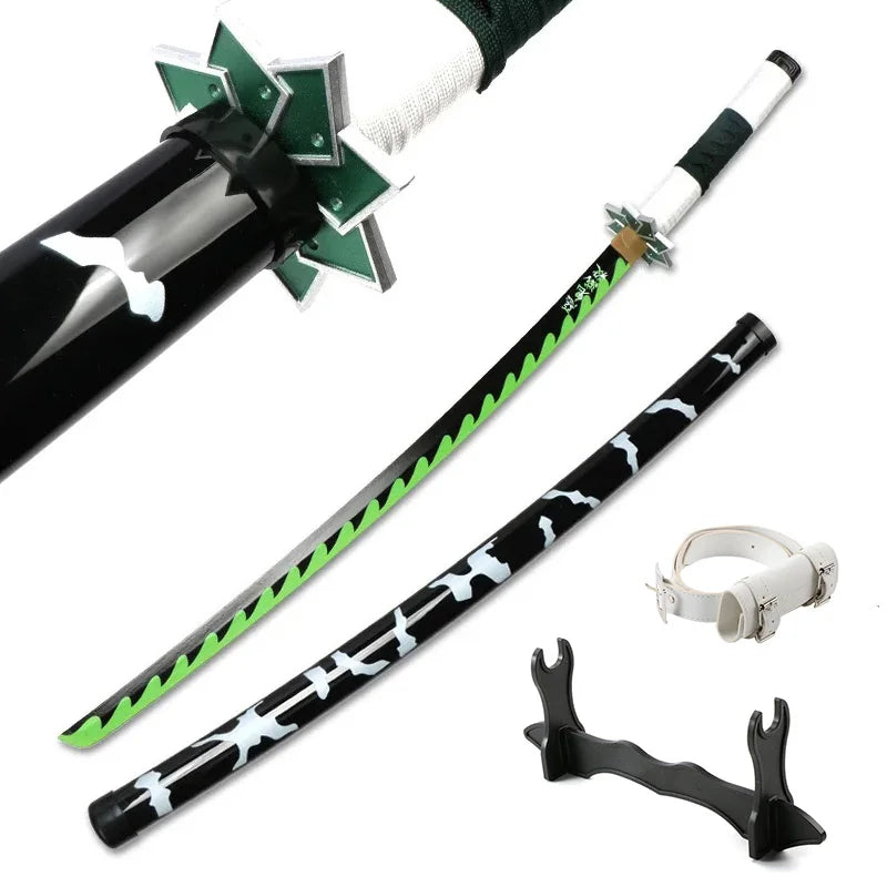 Demon Slayer Sword 104 cm Tanjiro Zenitsu KyoujurouSamurai Swords Original Texture Kimetsu no Yaiba Anime Katana for Cosplay