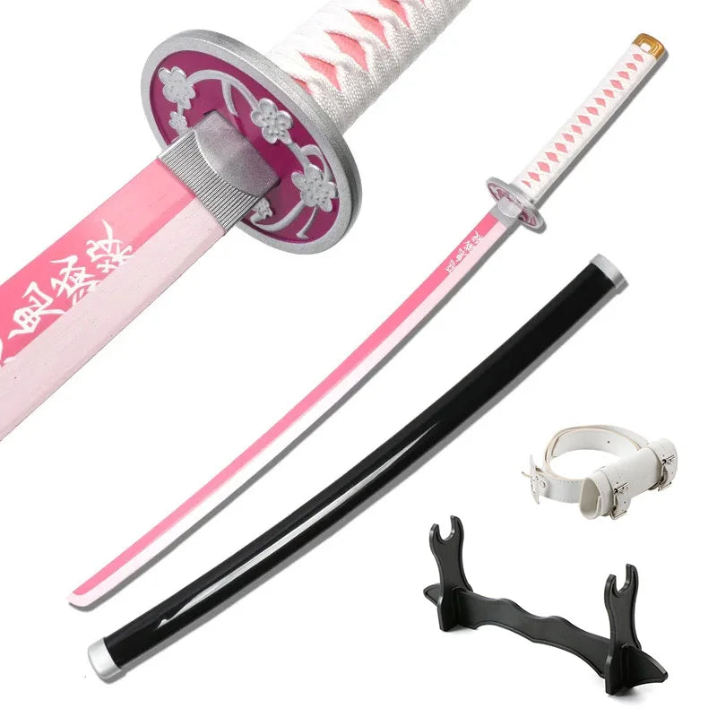 Demon Slayer Sword 104 cm Tanjiro Zenitsu KyoujurouSamurai Swords Original Texture Kimetsu no Yaiba Anime Katana for Cosplay