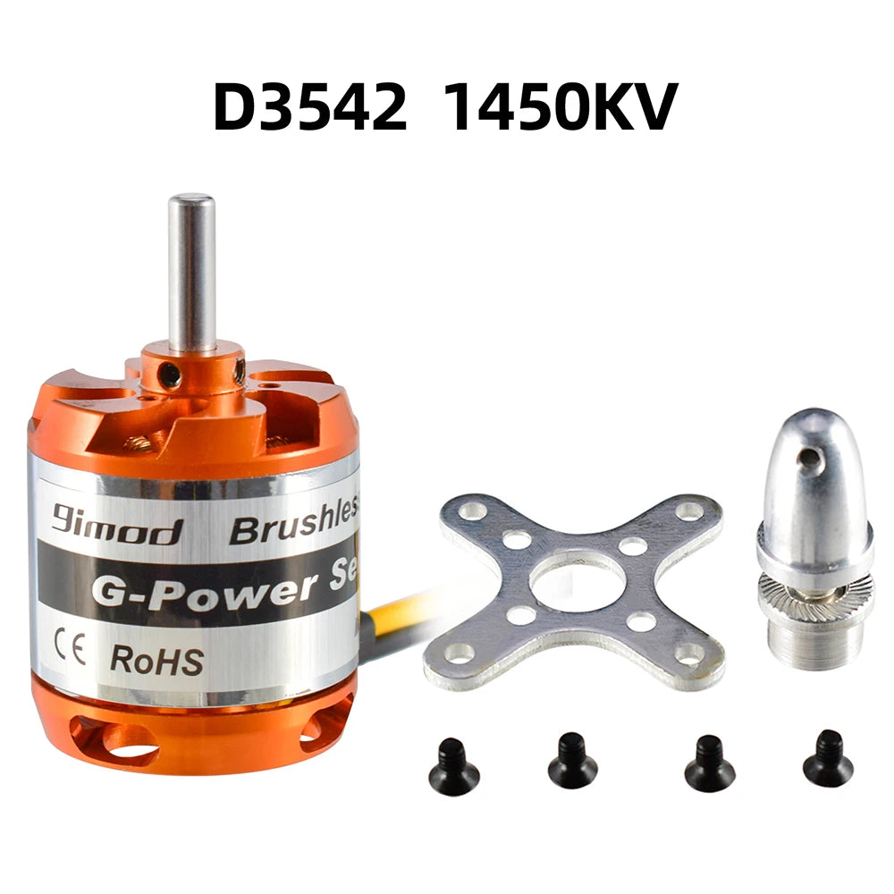 9imod Brushless Motor 2-3/4/5S D2830 D2826 D3548 D3542 D3536 D3530 For RC Mini Multicopters Plane Fixed-wing Aircraft