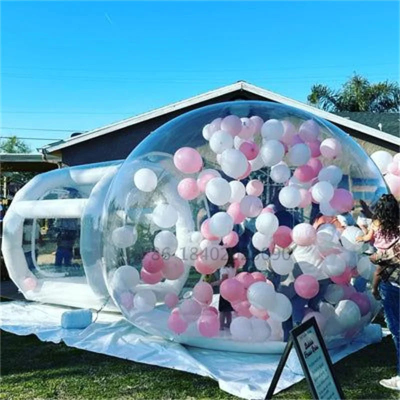 Factory Camping Tent House Outdoor Bubble Tent Inflatable Transparent Dome Clear Bubble Tent House for camping