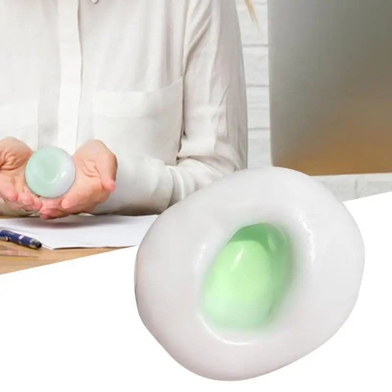 Non-Toxic Handmade Ball Pinch Ice Skin Glutinous Rice Cake Sticky Finger Pinch Creative Stress Relief DIY Toys Children's Safety