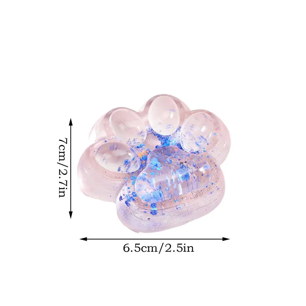 Cute Cat Paw Pinch Decompressions Toy Slow Rebound Stress Relief Cat Claw Squishyes Fidget Toy Reduce Stress Squeeze Sensory Toy