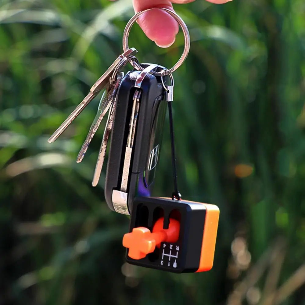 Manual Gear Shifter Keychain 3D Printed Fidget Toy Gear Shifter Mood Enhancer Novelty Toys For Office School Outdoor