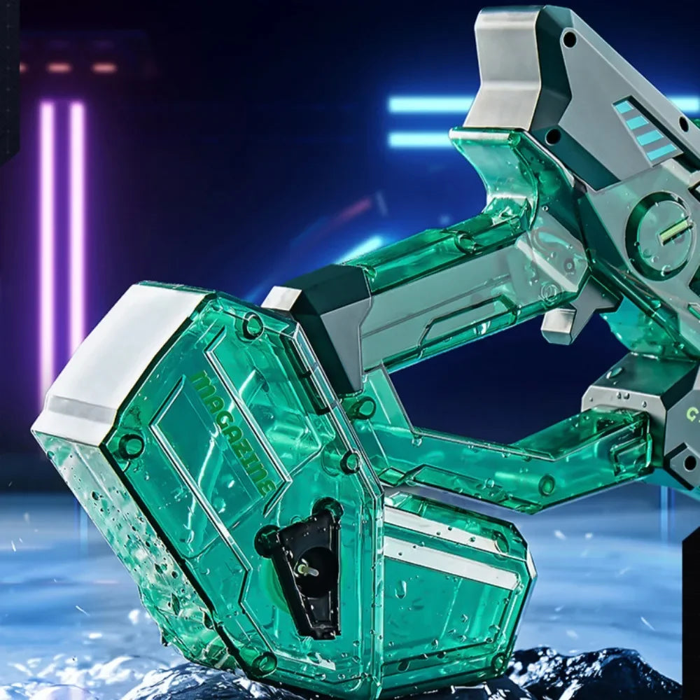 Electric Water Gun Toys with Led Induction Light Automatic Squirt Gun Summer Outdoor Beach Pool Water Pistol Toy  for Adult Gift