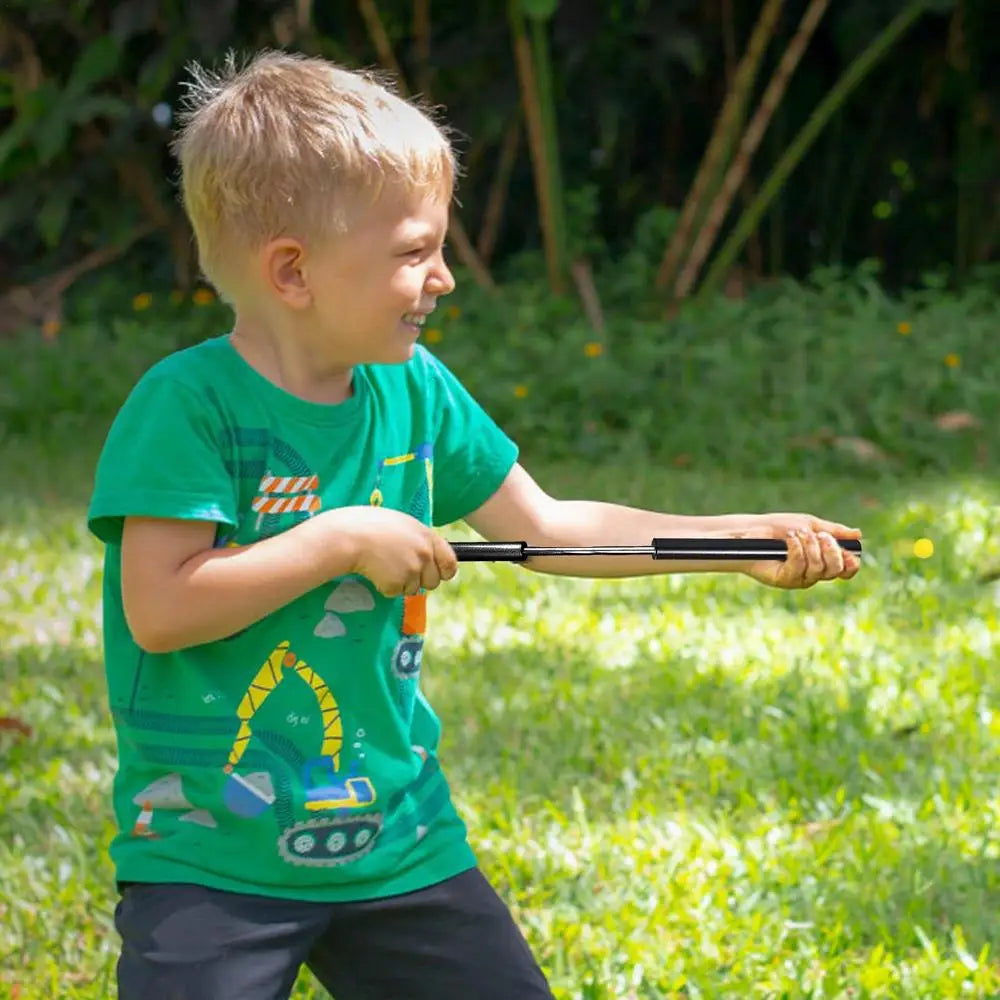 Soft Pinball Launcher Mini Alloy Small Ball Launcher Crackling Tube Bamboo Shooting Game Interesting Cracking Toys For Kids