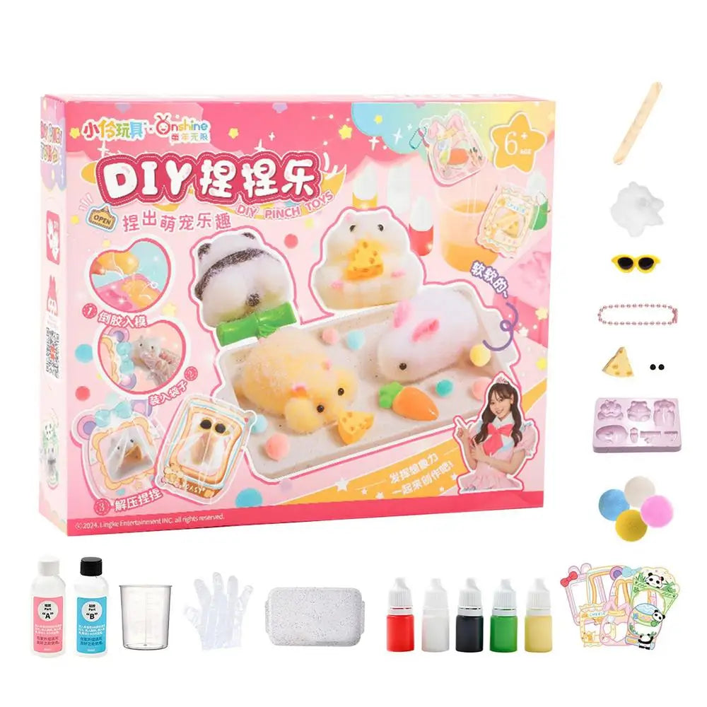 Slow Rebound Toy Slow Rising Toys Squeeze Sensory Toys Animal Pinch Press Ball Cute Pet Shape For Children Women Men