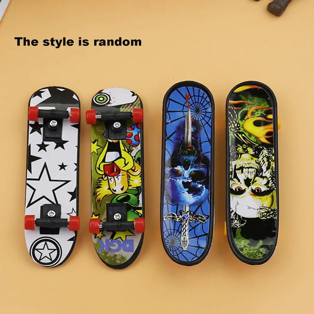 Mini Skateboard Toy Finger Skateboard Shoes Toys Colorful Finger Skates Toys Mini Sneakers For Kids Boys Girls Finger Breakdance