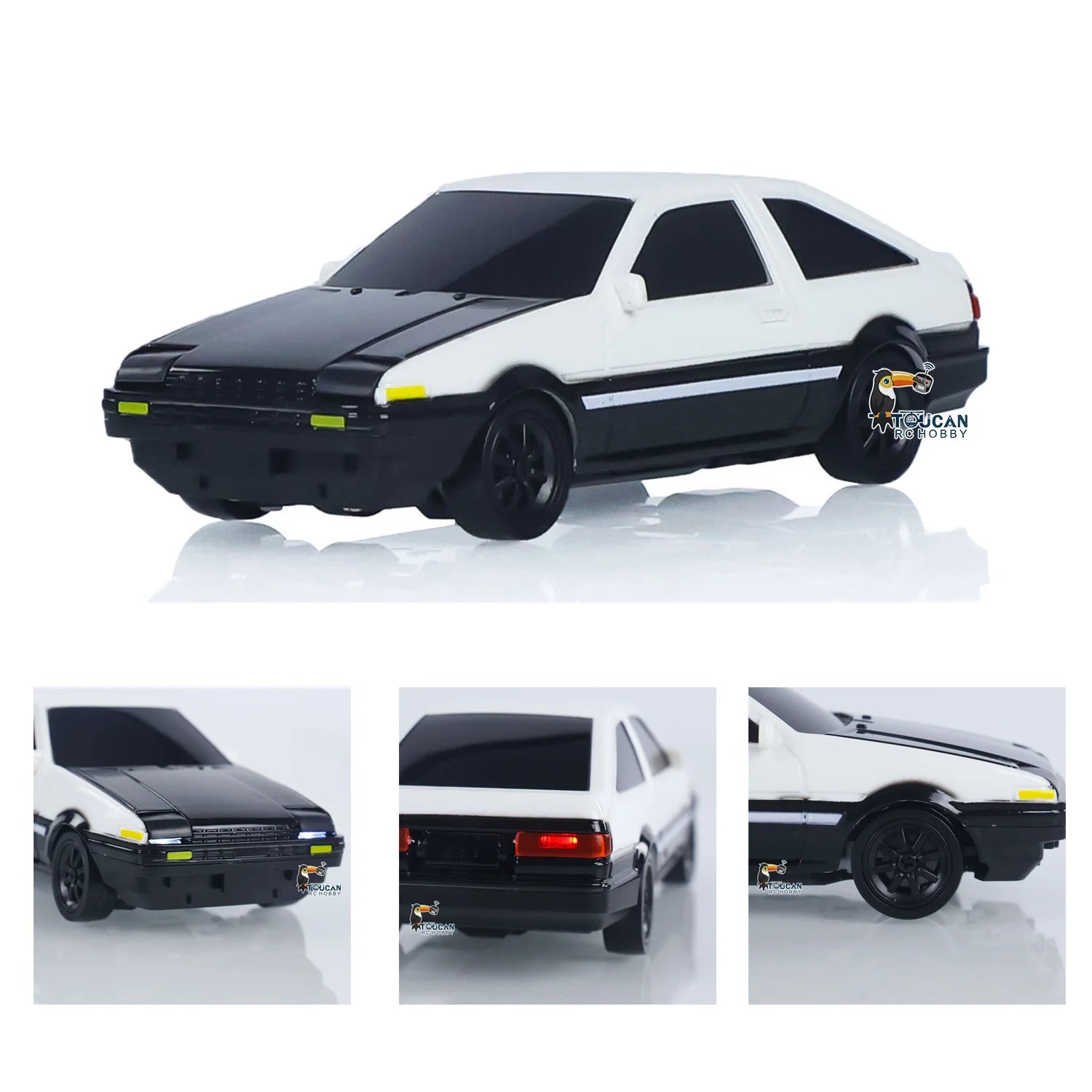 US Stock RC Drift Car 1/43 RTR Race 4WD Gyro Four-wheel Drive Radio Control High Speed Model 2.4G Racing Drifting Cars Toy Model