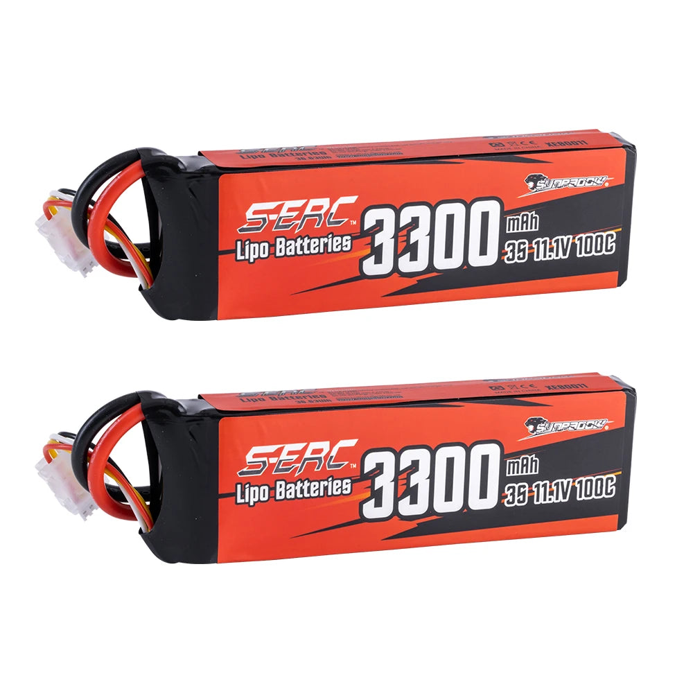 SUNPADOW 2S 3S 4S Lipo Battery for 3300mAh 4000mAh 6500 7.4V14.8V 130C TRX RC Buggy Truggy Vehicle Car Tank Monster Truck Hobby