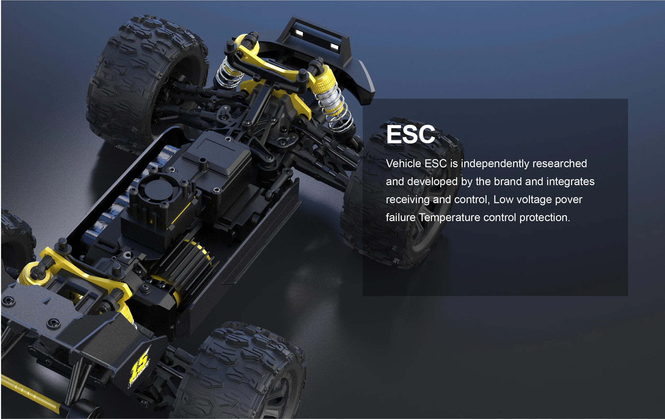 MT14R 1/14 RC Car JIUSI Brushless 80km/h 2.4G Remote Control Car High Speed Off-road Racing Car 23-26 mins Working Time RC Toys