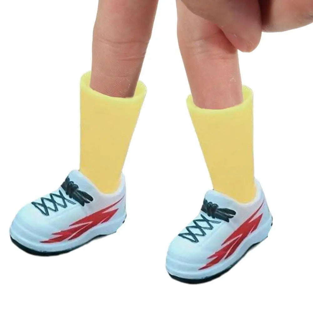 Mini Skateboard Toy Finger Skateboard Shoes Toys Colorful Finger Skates Toys Mini Sneakers For Kids Boys Girls Finger Breakdance