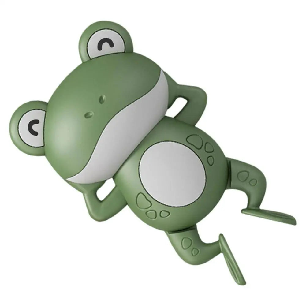 2023 New Baby Bath Toys For Children New Baby Bath Swimming Bath Toy Cute Frogs Clockwork Bath Toy Swimming Water Clockwork Toys