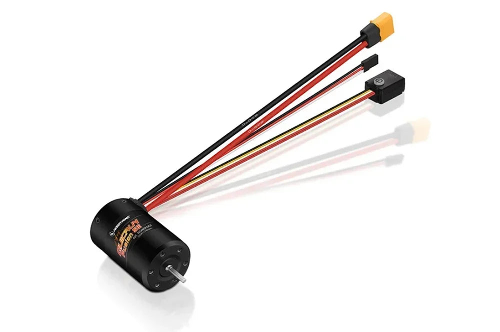 Hobbywing Quicrun Fusion Se 40a 1800kv 1200kv Combined Motor Esc For 1/10 1/8 Rc Model Car Crawler Accessories