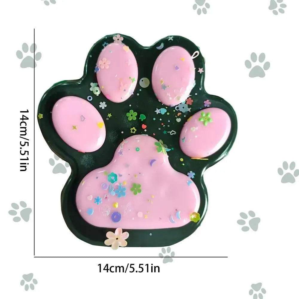 Large Cat Paw Squishys Fidget Toy Relief Relax Soft Squeeze Toy Pinch Decompressions Toy Slow Rebound Stress Relief Toys