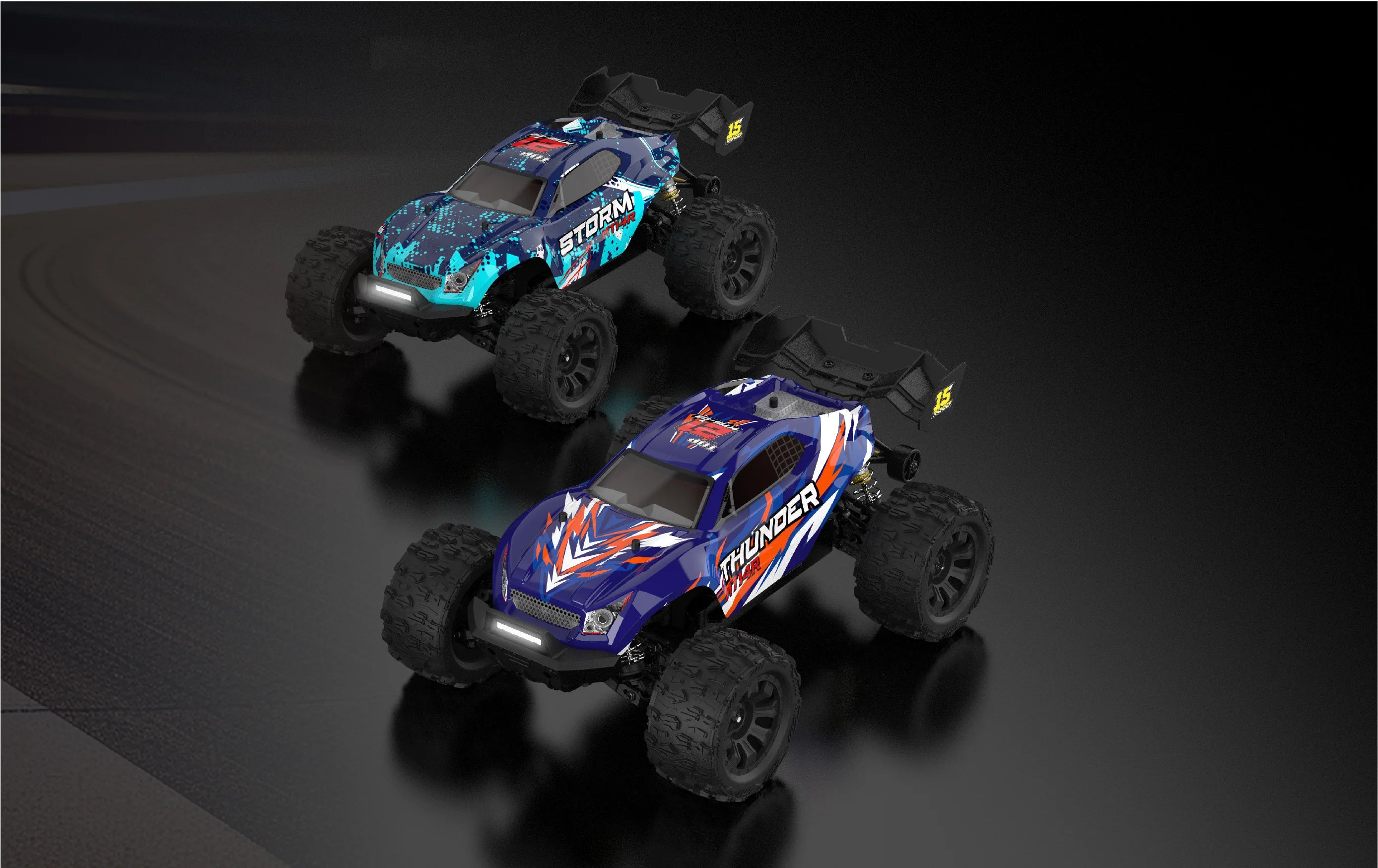 MT14R 1/14 RC Car JIUSI Brushless 80km/h 2.4G Remote Control Car High Speed Off-road Racing Car 23-26 mins Working Time RC Toys