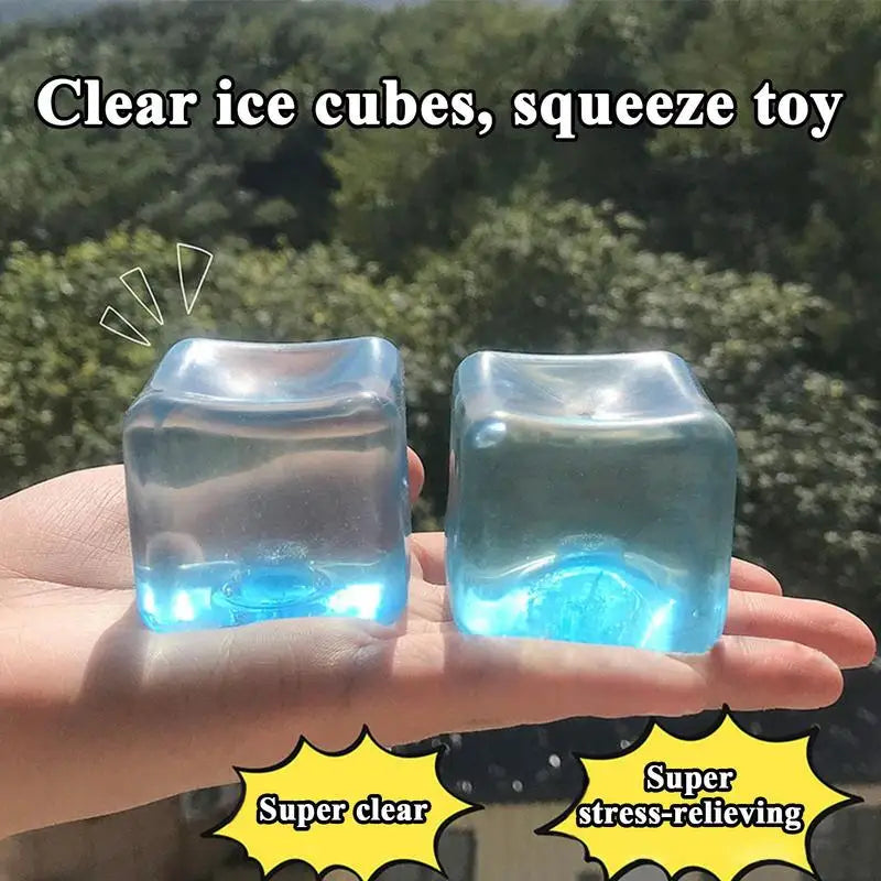 Stress Cube Soft Kneadable Fidget Toy Slow Rise Fidget Toys Stress Reliever For Kids And Adults Stocking Stuffers Easter Basket