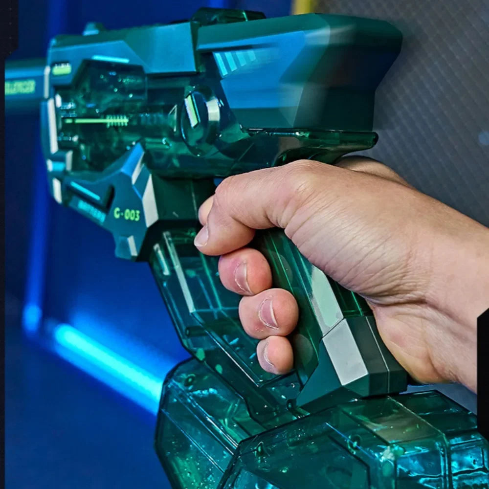 Electric Water Gun Toys with Led Induction Light Automatic Squirt Gun Summer Outdoor Beach Pool Water Pistol Toy  for Adult Gift