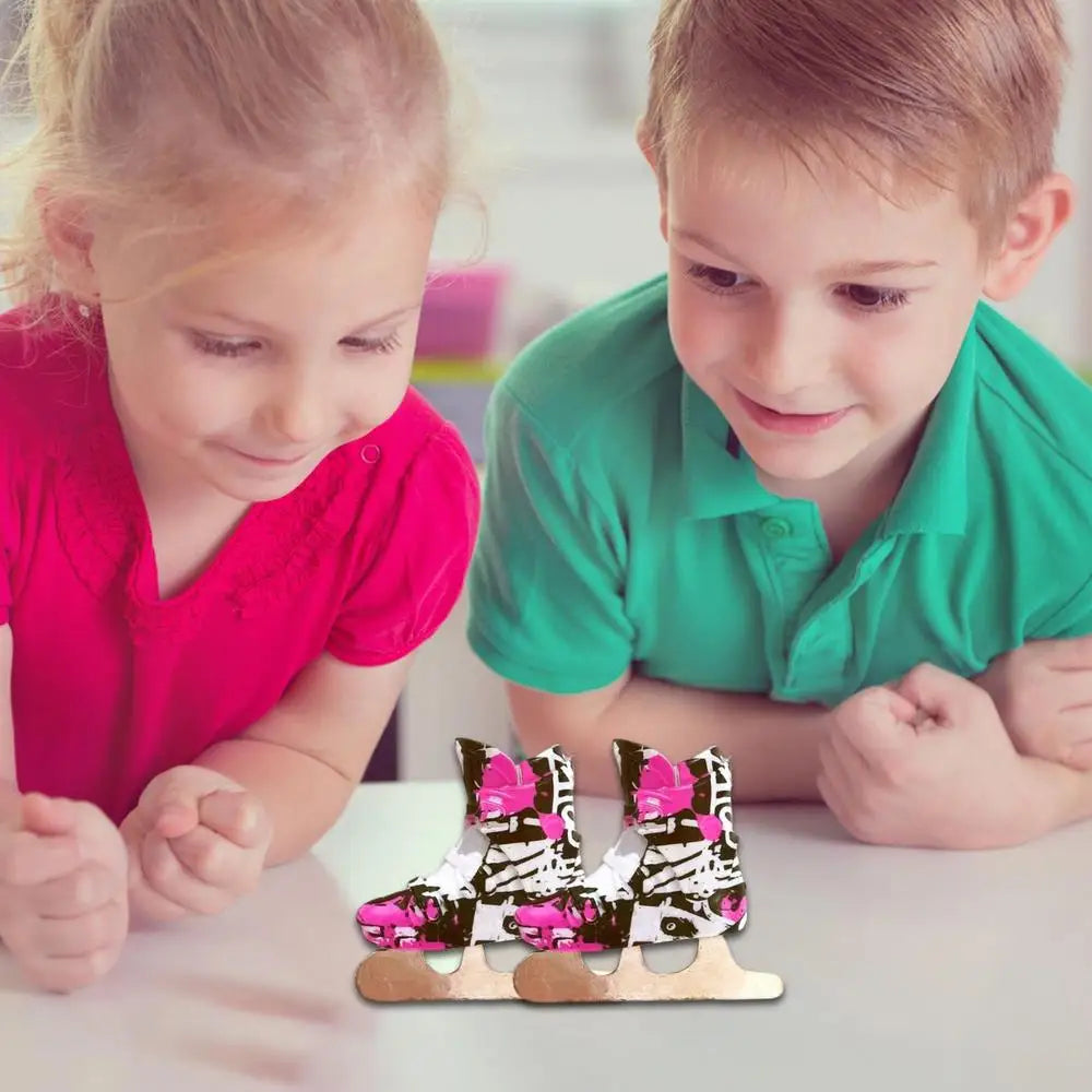Mini Skateboard Toy Finger Skateboard Shoes Toys Colorful Finger Skates Toys Mini Sneakers For Kids Boys Girls Finger Breakdance