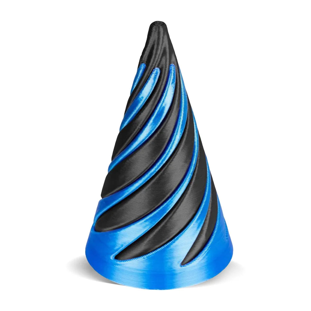3D Printed Spiral Cone Toy Fidget Toy Impossible Pyramid Passthrough Sculpture Mini Vortex Thread Illusion for Kids and Adults