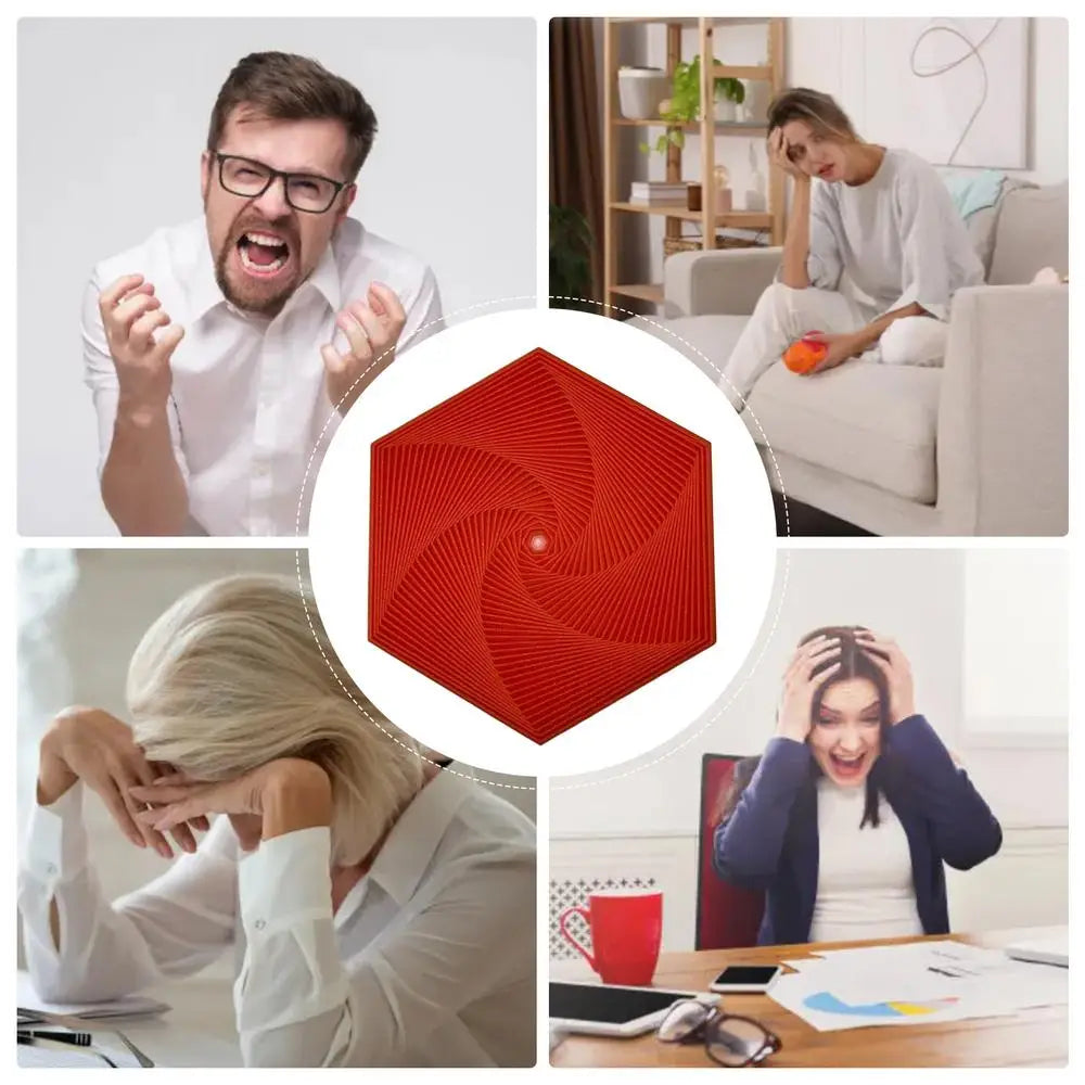 3D Printing Hexagons Fractal Fidget Toys Portable Hexagon Spirals Playing Sensory Toy For Stress Pressure Party Games For Child