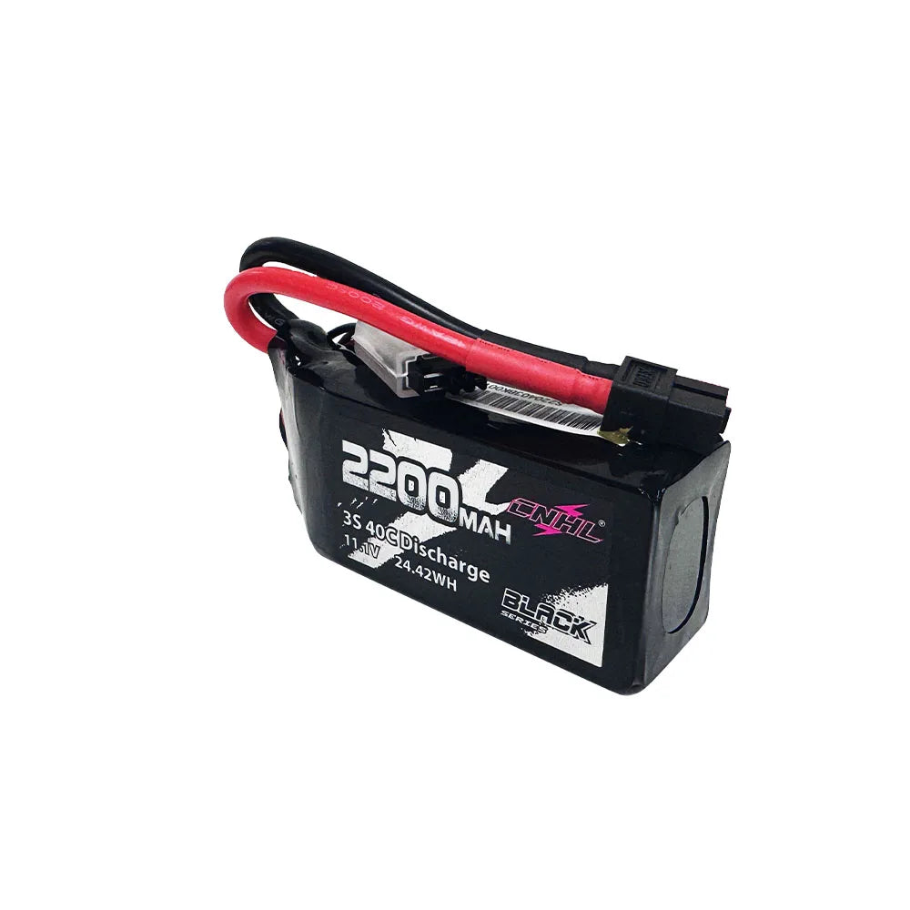 CNHL Black Series Shorty 2200mAh 3S 11.1V 40C Lipo Battery with XT60 Plug