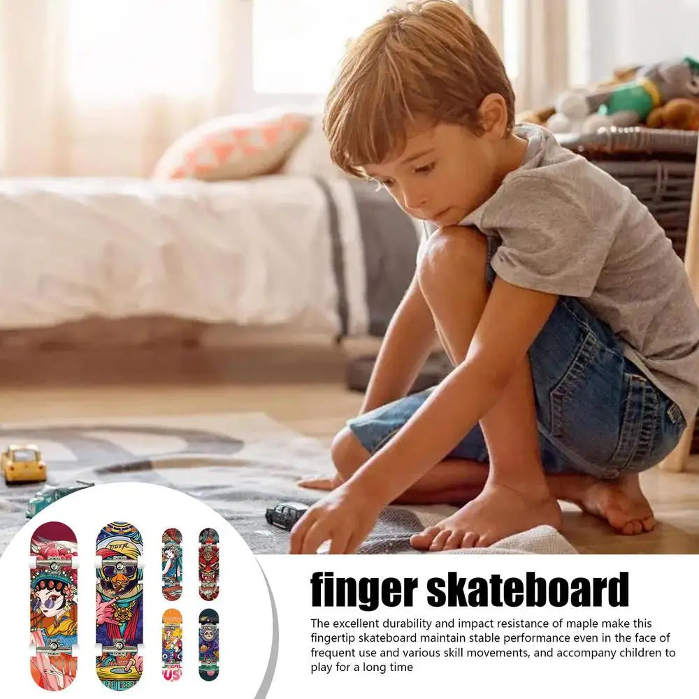 Mini Skateboard Toy Finger Skateboard Shoes Toys Colorful Finger Skates Toys Mini Sneakers For Kids Boys Girls Finger Breakdance
