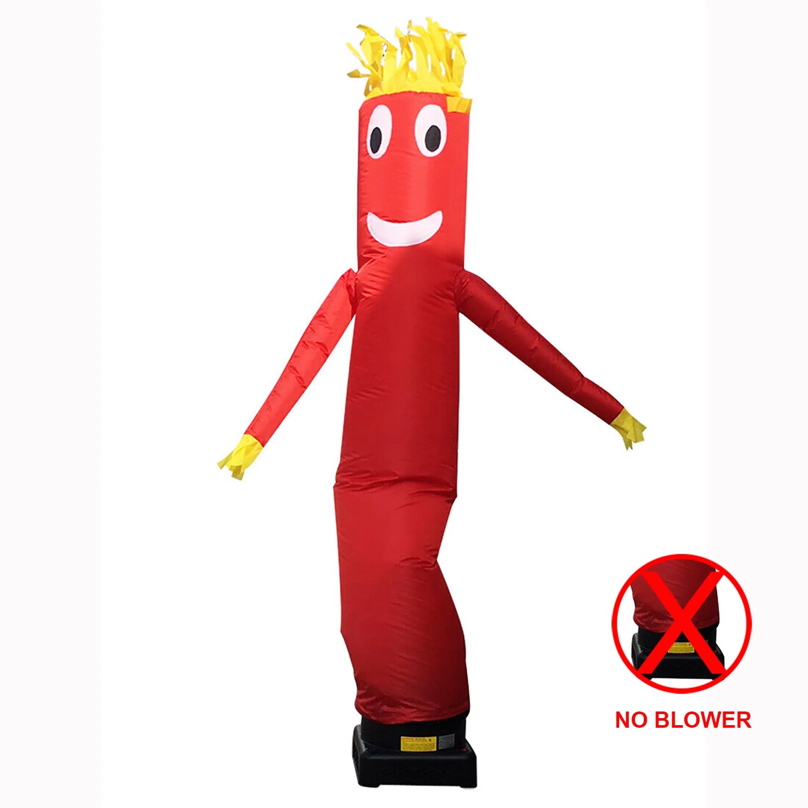 Wind Dancer Tube Man Cartoon Inflatable Dancer Air Puppet Out Door  Dancer Sky Dancing Man For Advertising Without Fan Blower