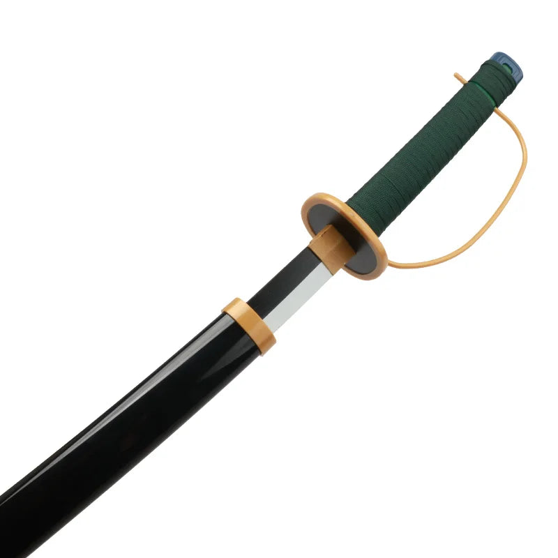Roronoa Zoro Katana Anime Cosplay Wooden  Sword Toy Shanks Weapons Props Role-playing Halloween Gifts with Belt and Sword Holder