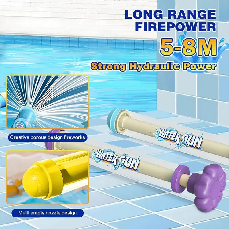 Kids Fireworks Spray Toy Water Guns 1/3/4 PCS Random 4 Color Cute Summer Pool Toy for Children's Water Amusement  Accessories