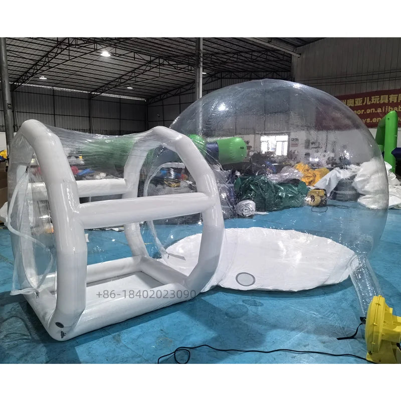 Factory Camping Tent House Outdoor Bubble Tent Inflatable Transparent Dome Clear Bubble Tent House for camping