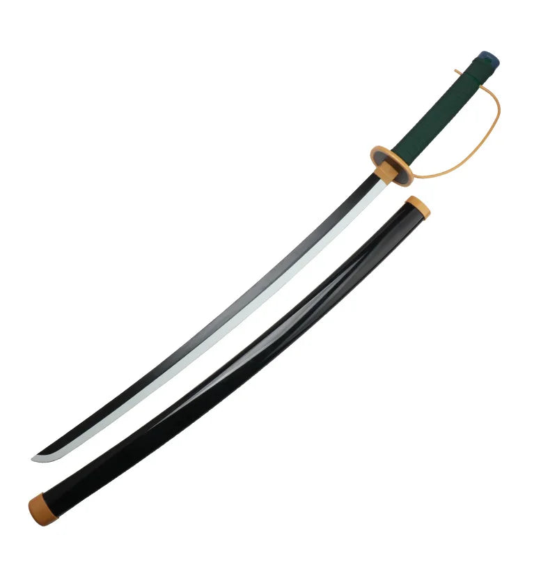 Roronoa Zoro Katana Anime Cosplay Wooden  Sword Toy Shanks Weapons Props Role-playing Halloween Gifts with Belt and Sword Holder