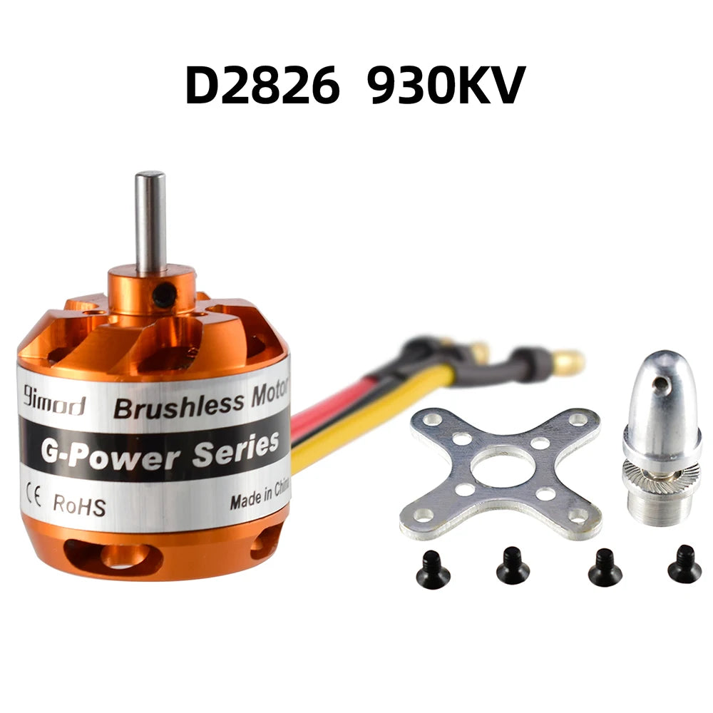 9imod Brushless Motor 2-3/4/5S D2830 D2826 D3548 D3542 D3536 D3530 For RC Mini Multicopters Plane Fixed-wing Aircraft
