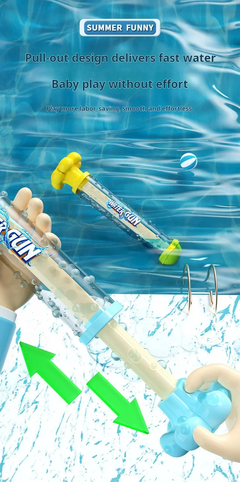 Kids Fireworks Spray Toy Water Guns 1/3/4 PCS Random 4 Color Cute Summer Pool Toy for Children's Water Amusement  Accessories