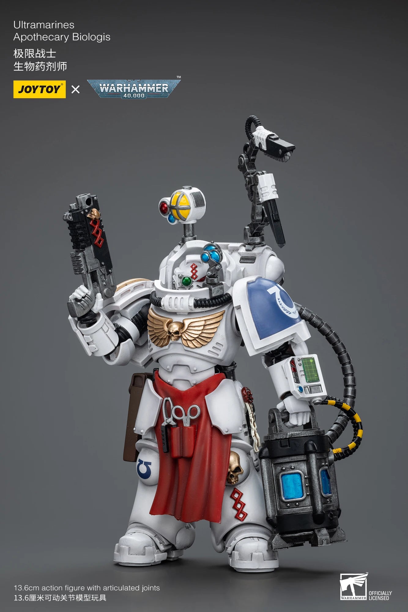 [IN STOCK] JOYTOY Warhammer 40K 1/18 Action Figure Ultramarines Apothecary Biologis Anime figures Toys Collection