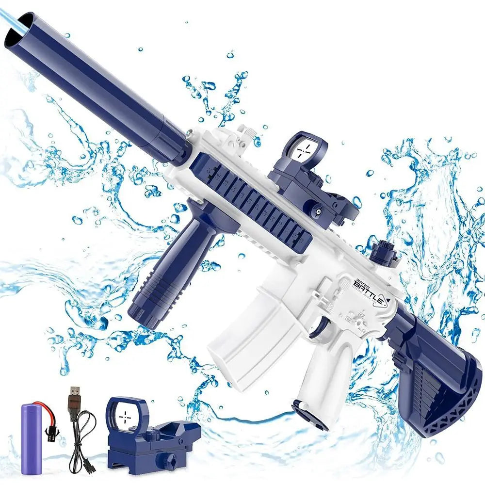 M1911 Electric Water Gun - Rechargeable, High-Capacity, Large Water Tank, Summer Fun,  Gift for Kids