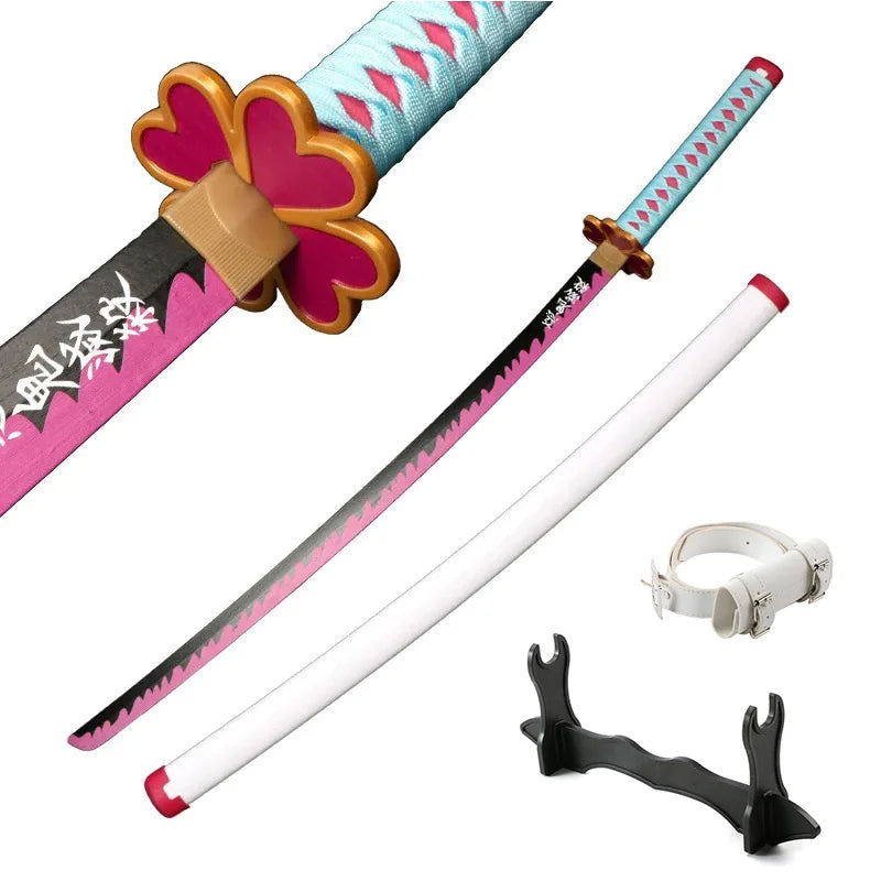 Demon Slayer Sword 104 cm Tanjiro Zenitsu KyoujurouSamurai Swords Original Texture Kimetsu no Yaiba Anime Katana for Cosplay