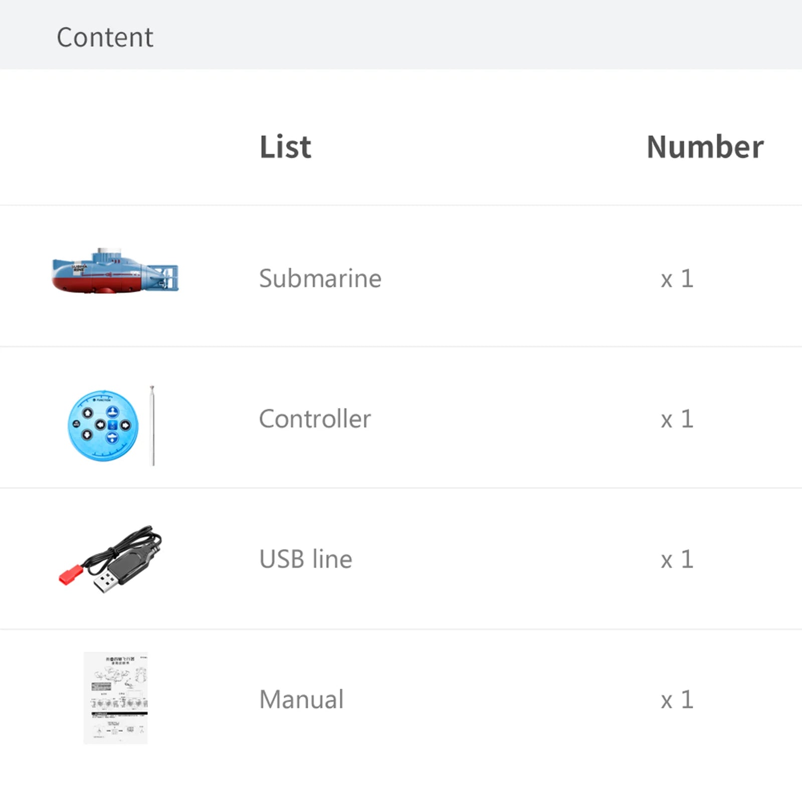 RC Foam Submarine Boat 2.4GHz USB Charge Remote Control for Children Holiday Birthday Toys Remote Control Toys