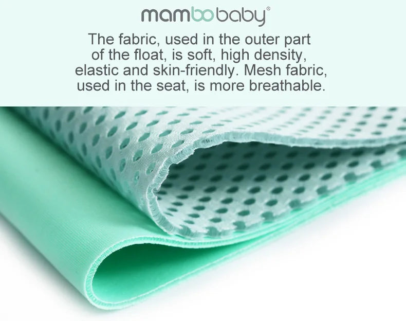 mambobaby Baby float with Seat large swimming ring for infant No Inflation pool accessories 6-18-24 months Pool game toys